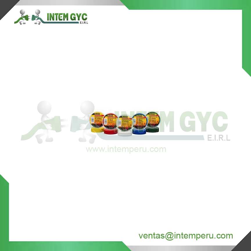 CINTA AISLANTE SUPER 35 3M COLORES