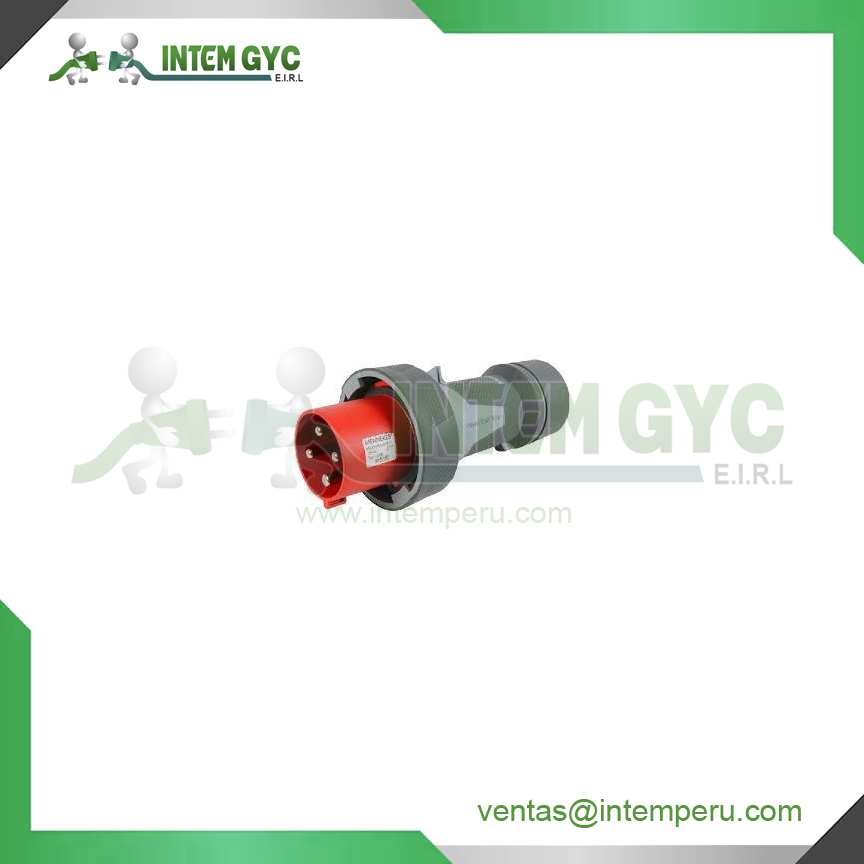 ENCHUFE DE 63A 3P+T 380 A 415V