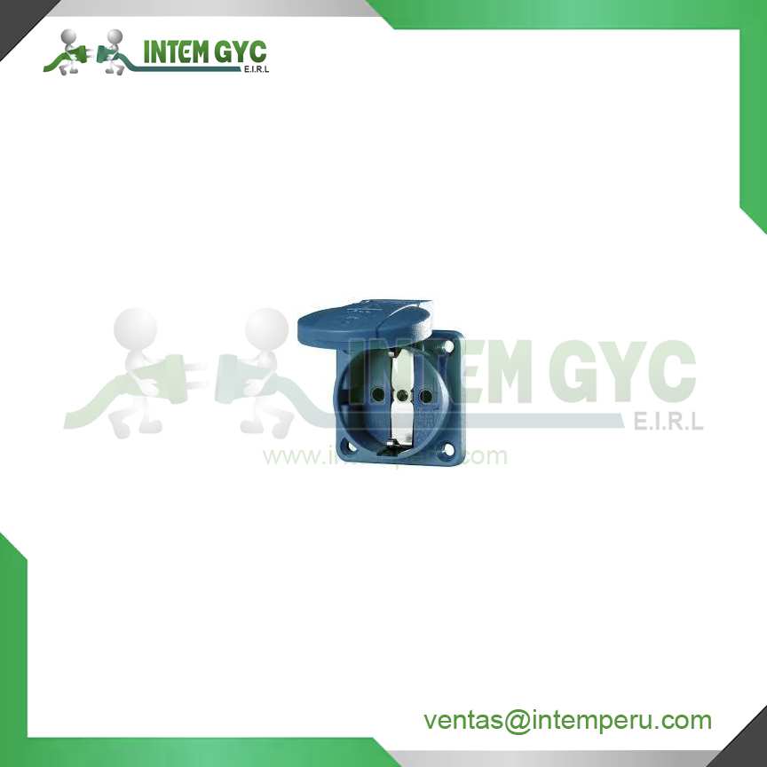 TOMACORRIENTE EMPOTRABLE SCHUCO 16A 2P+T 250V