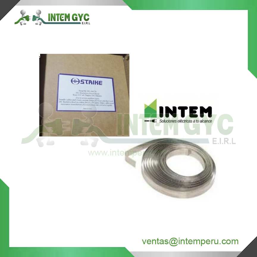 HEBILLA Y FLEJE STRIKE 3/4´´