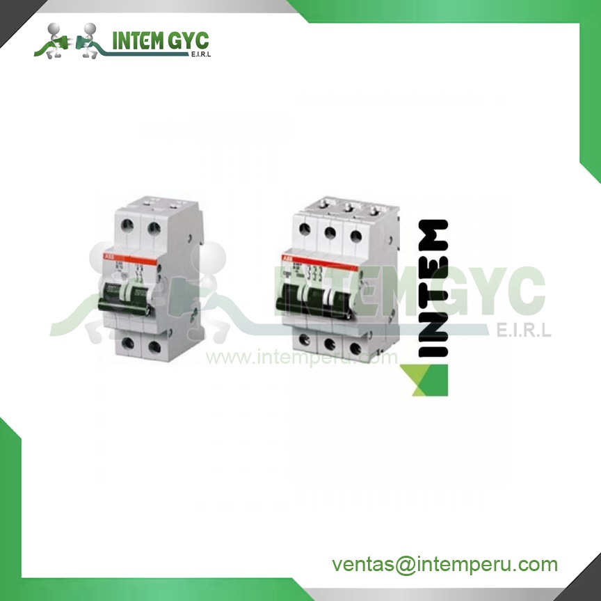INTERRUPTORES TERMOMAGNETICOS ABB