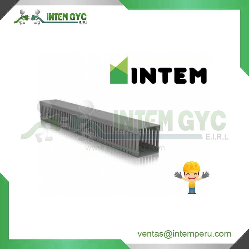 Canaleta Ranurada Gris 100x100