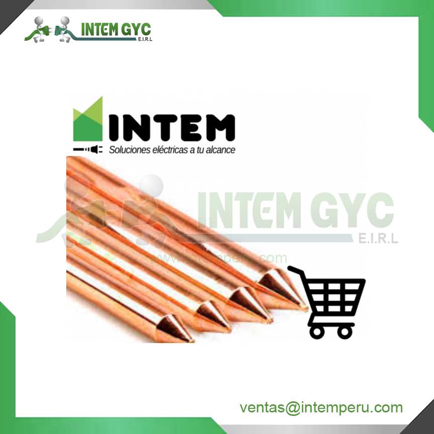 VARILLAS DE COBRE DE 1/2 POR 240 M